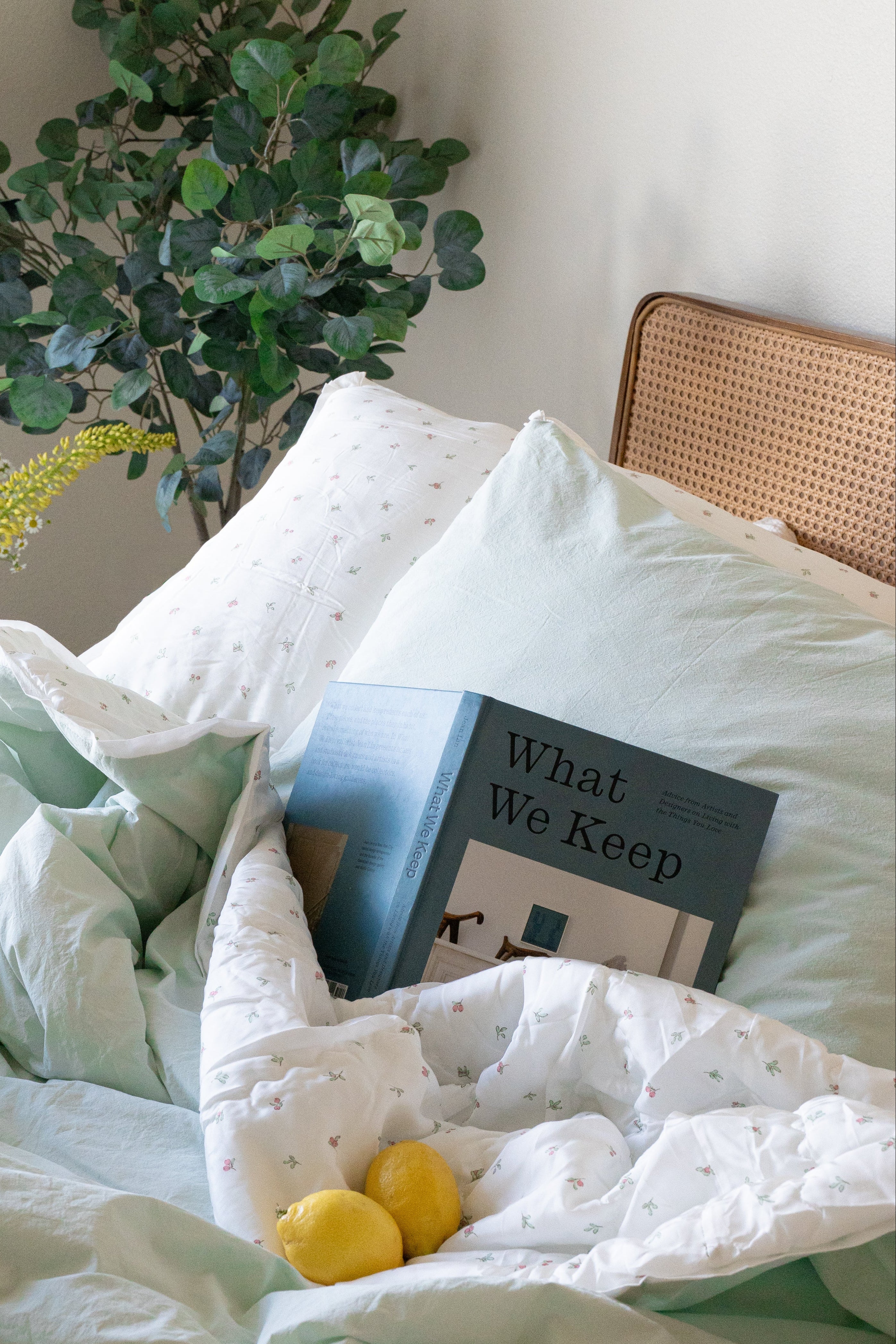Pine Green Summer Pillowcases (set of 2)